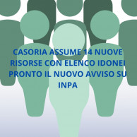 CASORIA ASSUME 14 NUOVE RISORSE CON ELENCO IDONEI  PRONTO IL NUOVO AVVISO SU INPA