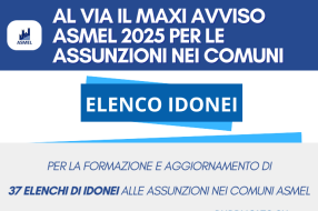 MAXI AVVISO ASMEL: SCADENZA PROROGATA AL 15 OTTOBRE