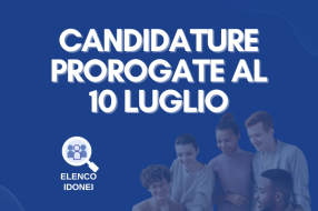 CANDIDATURE PROROGATE AL 10 LUGLIO
