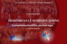 TRASPARENZA È SEMPLIFICAZIONE: SUCCESSO DEL CONVEGNO ASMEL A NAPOLI
